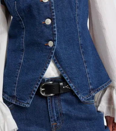 7 For All Mankind Lady denim vest | Thumbnail 3