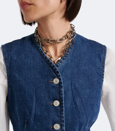 7 For All Mankind Lady denim vest | Thumbnail 4