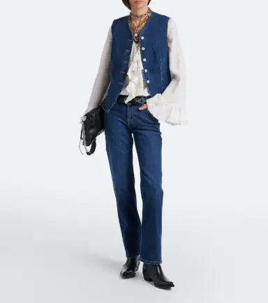 7 For All Mankind Lady denim vest | Thumbnail 6