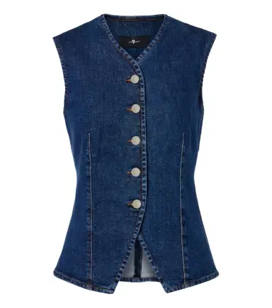 7 For All Mankind Lady denim vest | Thumbnail 1