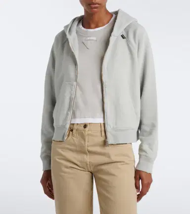Prada Cotton jersey hoodie | Thumbnail 6 Prada Cotton jersey hoodie | Thumbnail 6