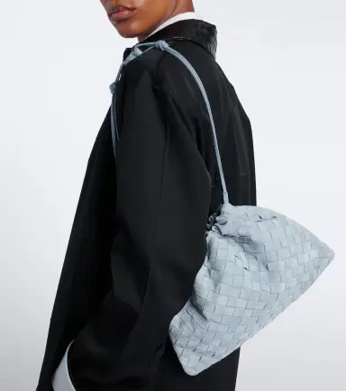 Bottega Veneta Dustbag Intrecciato Small suede pouch | Thumbnail 6