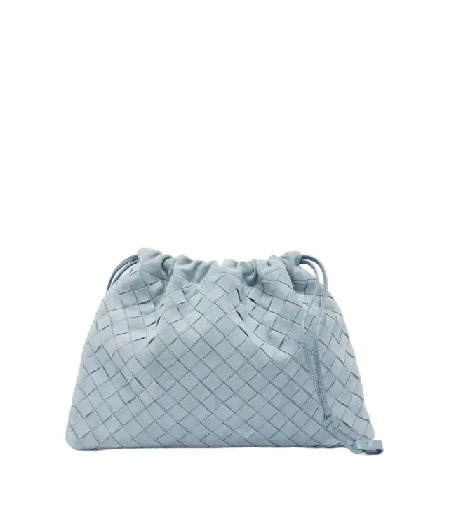 Bottega Veneta Dustbag Intrecciato Small suede pouch