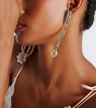 Magda Butrym Crystal-embellished drop earrings | Thumbnail 6