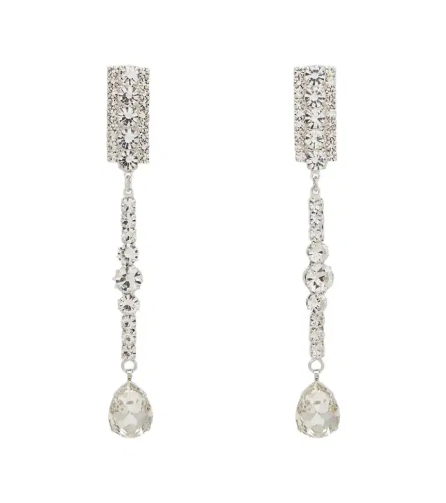 Magda Butrym Crystal-embellished drop earrings