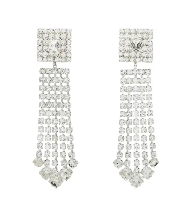 Magda Butrym Crystal-embellished drop earrings
