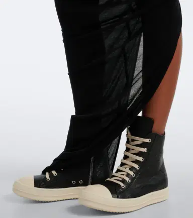 Rick Owens Leather high-top sneakers | Thumbnail 5 Rick Owens Leather high-top sneakers | Thumbnail 5
