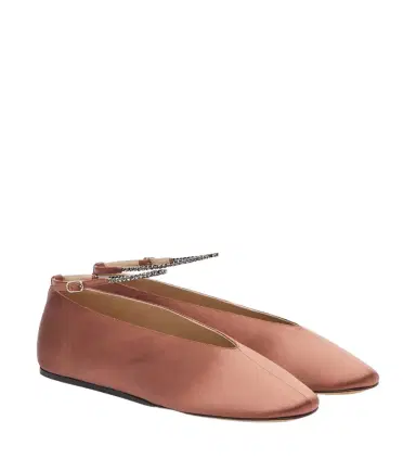 Le Monde Béryl Le Monde Béryl Olympia embellished satin ballet flats | Thumbnail 1 Le Monde Béryl Le Monde Béryl Olympia embellished satin ballet flats | Thumbnail 1