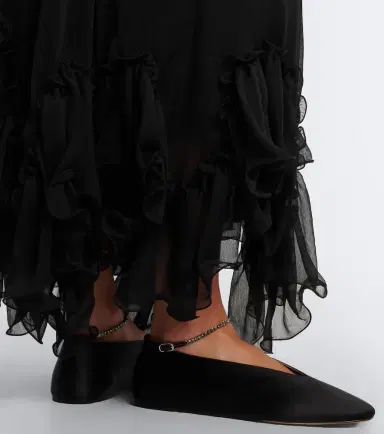 Le Monde Béryl Le Monde Béryl Olympia embellished satin ballet flats | Thumbnail 6 Le Monde Béryl Le Monde Béryl Olympia embellished satin ballet flats | Thumbnail 6