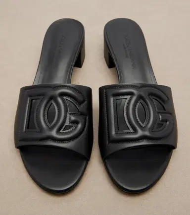 Dolce & Gabbana DG leather mules | Thumbnail 2