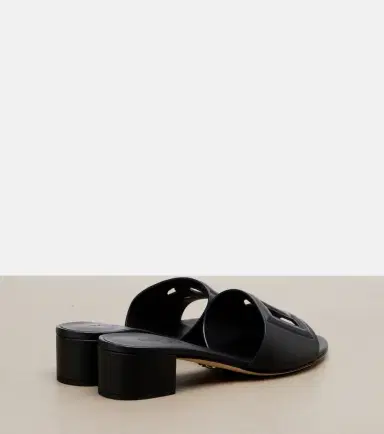 Dolce & Gabbana DG leather mules | Thumbnail 3