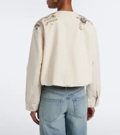 Veronica Beard Emeren embroidered cotton jacket | Thumbnail 2 Veronica Beard Emeren embroidered cotton jacket | Thumbnail 2