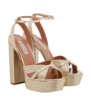 Aquazzura Sundance leather platform sandals | Thumbnail 1 Aquazzura Sundance leather platform sandals | Thumbnail 1