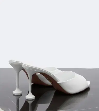 Aquazzura Bisous leather mules | Thumbnail 2 Aquazzura Bisous leather mules | Thumbnail 2