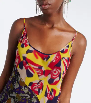 Dries Van Noten Printed asymmetric top | Thumbnail 3