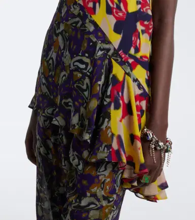 Dries Van Noten Printed asymmetric top | Thumbnail 6