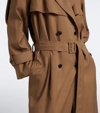 Saint Laurent Oversized double-breasted trench coat | Thumbnail 3 Saint Laurent Oversized double-breasted trench coat | Thumbnail 3