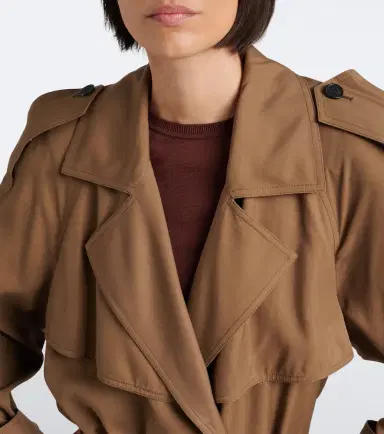 Saint Laurent Oversized double-breasted trench coat | Thumbnail 4 Saint Laurent Oversized double-breasted trench coat | Thumbnail 4