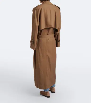 Saint Laurent Oversized double-breasted trench coat | Thumbnail 6 Saint Laurent Oversized double-breasted trench coat | Thumbnail 6
