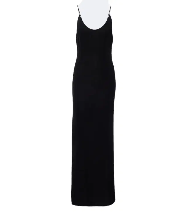 Cassandre chain-detail maxi dress