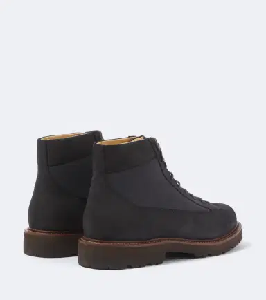 Brunello Cucinelli Suede-trimmed lace-up boots | Thumbnail 3 Brunello Cucinelli Suede-trimmed lace-up boots | Thumbnail 3