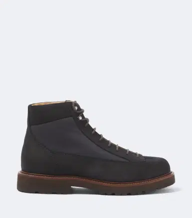 Brunello Cucinelli Suede-trimmed lace-up boots | Thumbnail 4 Brunello Cucinelli Suede-trimmed lace-up boots | Thumbnail 4