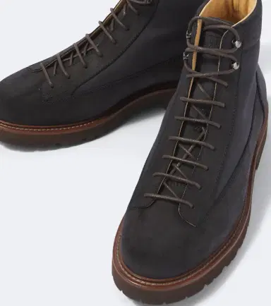 Brunello Cucinelli Suede-trimmed lace-up boots | Thumbnail 6 Brunello Cucinelli Suede-trimmed lace-up boots | Thumbnail 6