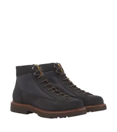 Brunello Cucinelli Suede-trimmed lace-up boots | Thumbnail 1 Brunello Cucinelli Suede-trimmed lace-up boots | Thumbnail 1