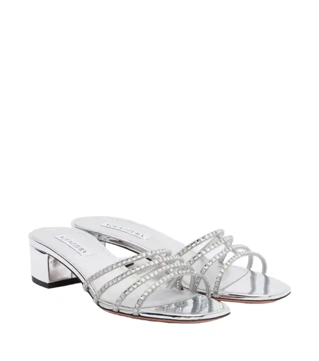 Sensation embellished leather sandals