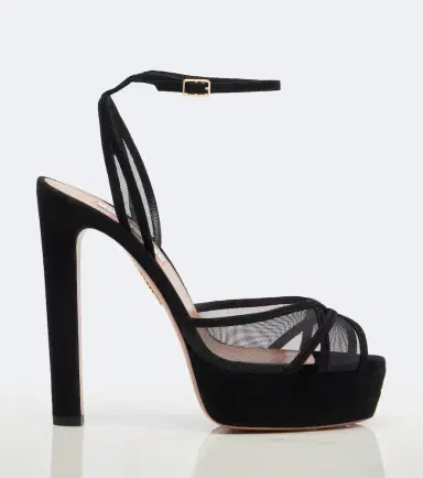 Aquazzura Shear suede platform sandals | Thumbnail 3 Aquazzura Shear suede platform sandals | Thumbnail 3