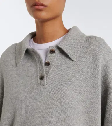 Lisa Yang Etta cashmere polo sweater | Thumbnail 4 Lisa Yang Etta cashmere polo sweater | Thumbnail 4