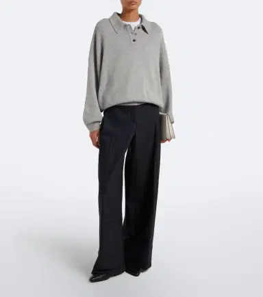 Lisa Yang Etta cashmere polo sweater | Thumbnail 6 Lisa Yang Etta cashmere polo sweater | Thumbnail 6