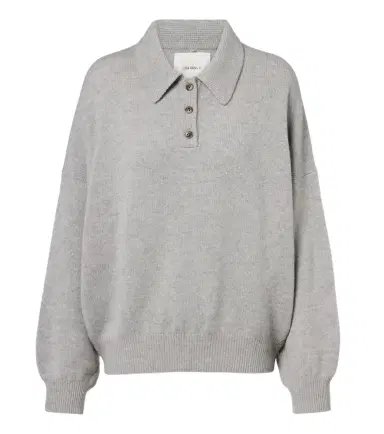 Lisa Yang Etta cashmere polo sweater | Thumbnail 1 Lisa Yang Etta cashmere polo sweater | Thumbnail 1