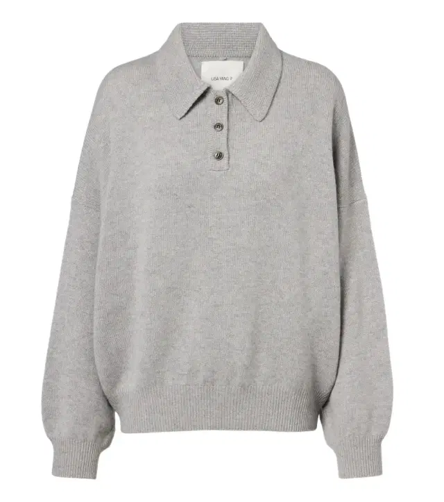 Lisa Yang Etta cashmere polo sweater