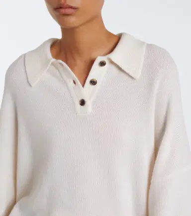 Lisa Yang Etta cashmere polo sweater | Thumbnail 3 Lisa Yang Etta cashmere polo sweater | Thumbnail 3