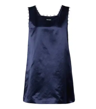Miu Miu Embroidered cotton-blend satin minidress | Thumbnail 1