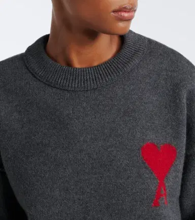 AMI PARIS Ami de Caur virgin wool sweater | Thumbnail 3 AMI PARIS Ami de Caur virgin wool sweater | Thumbnail 3