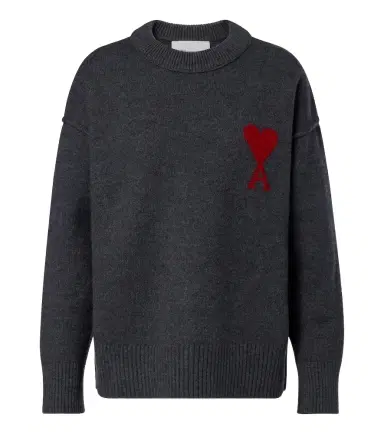AMI PARIS Ami de Caur virgin wool sweater | Thumbnail 1 AMI PARIS Ami de Caur virgin wool sweater | Thumbnail 1