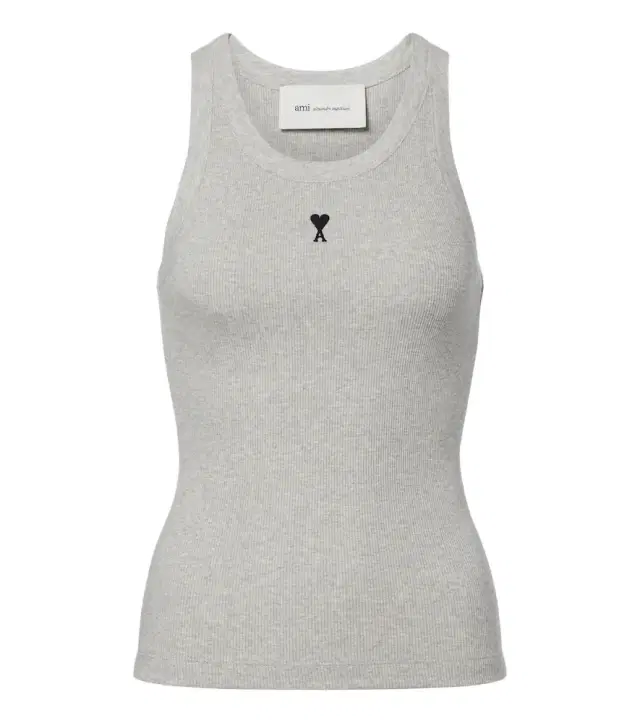Ami de Caur cotton jersey tank top