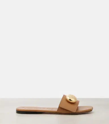 Loewe Pebble leather slides | Thumbnail 3