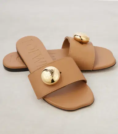 Loewe Pebble leather slides | Thumbnail 4