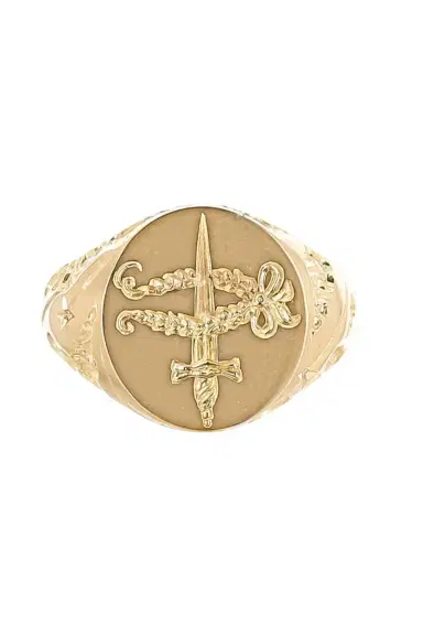 CASTRO SMITH Diamond Shield Maiden Signet Ring | Thumbnail 1