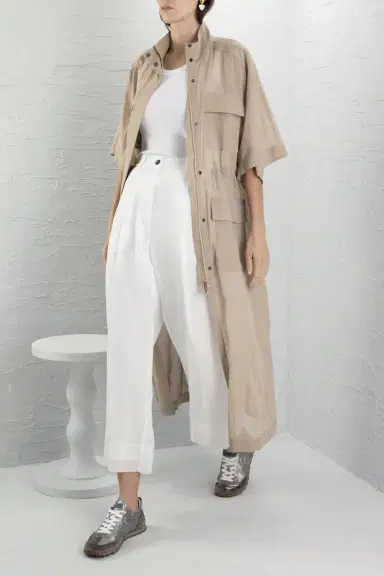 Brunello Cucinelli Utility Shirt Dress | Thumbnail 2