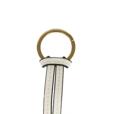 Chanel Chanel CC Logo Bag Charm White Lambskin Gold Hardware | Thumbnail 4 Chanel Chanel CC Logo Bag Charm White Lambskin Gold Hardware | Thumbnail 4