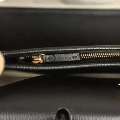 Chanel Chanel Medium "Urban Essential" East West Shopping Tote Black Grained Calfskin and Beige Suede Gold Hardware | Thumbnail 8