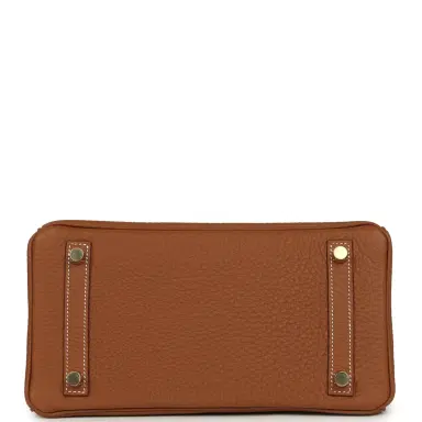 HERMÈS Hermes Birkin 25 Gold Togo Gold Hardware | Thumbnail 6
