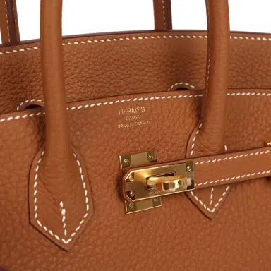 HERMÈS Hermes Birkin 25 Gold Togo Gold Hardware | Thumbnail 7