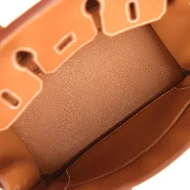 HERMÈS Hermes Birkin 25 Gold Togo Gold Hardware | Thumbnail 8