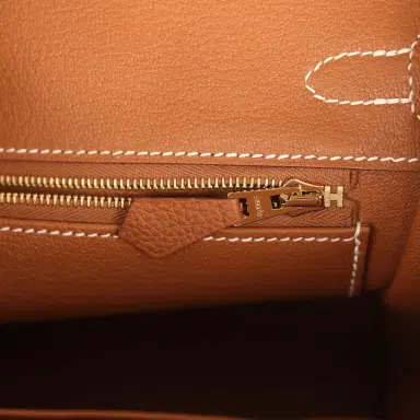 HERMÈS Hermes Birkin 25 Gold Togo Gold Hardware | Thumbnail 9