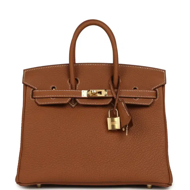 hermes Hermes Birkin 25 Gold Togo Gold Hardware